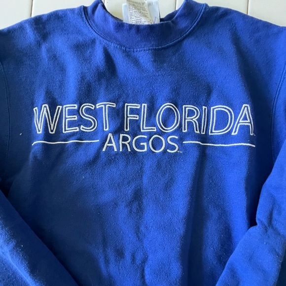 West Florida Argos Crewneck Sweatshirt Vintage sz Small - Picture 3 of 4